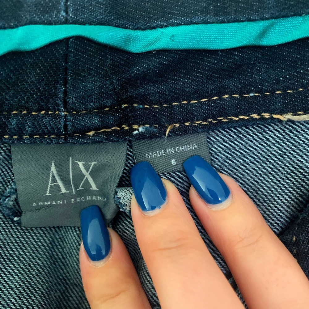 Armani Exchange, Size 6, Super High Rise Jeans